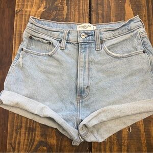 Abercrombie & Fitch Light Wash Jean Shorts